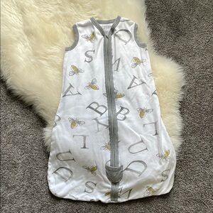 Burt’s Bees Baby Sleep Sack with Bee and Letter Print